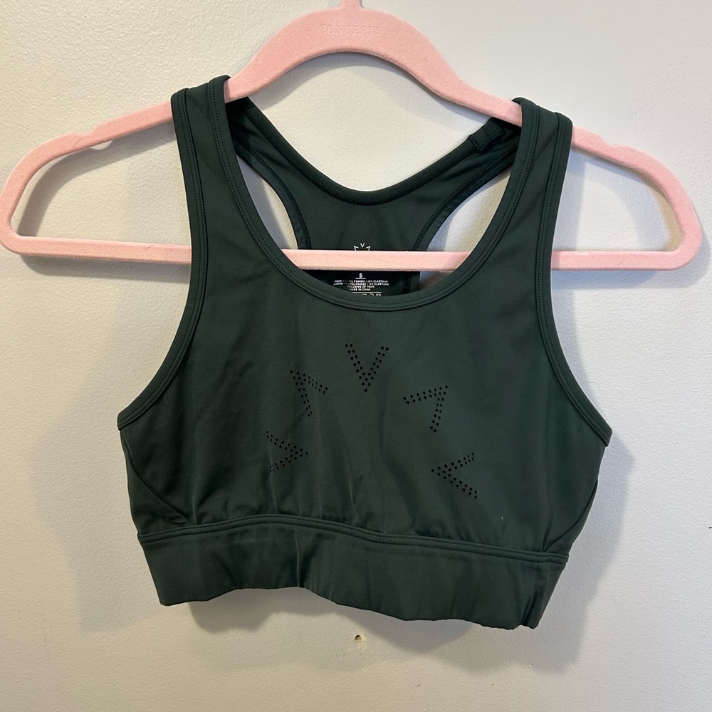 Varley Women's Green Sports Bra Size Small